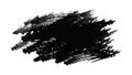 Bold Black Brush Stroke Mark, Artistic Texture Element, vector design Generative AI Royalty Free Stock Photo