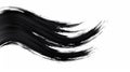 Bold black ink strokes create a striking vector design, perfect for banners and modern art projects on a crisp white backdrop Royalty Free Stock Photo