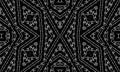 Bold Black And White Geoemtric Seamless Pattern