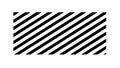 Bold Black and White Stripes - Classic Diagonal Pattern, vector design Generative AI Royalty Free Stock Photo