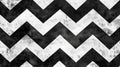 Bold black and white zigzag pattern with textured surface Royalty Free Stock Photo