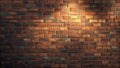 Bold Brick Wall Texture with Depth and Shadows Royalty Free Stock Photo