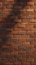 Bold Brick Wall Texture with Depth and Shadows Royalty Free Stock Photo