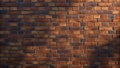 Bold Brick Wall Texture with Depth and Shadows Royalty Free Stock Photo