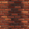 Bold Brick Wall Texture with Depth and Shadows Royalty Free Stock Photo
