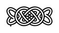 Bold Celtic Knot Band - Strong Decorative Element, vector design Generative AI Royalty Free Stock Photo