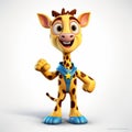 Bold Character Designs: Meet The Super Hero Happy Giraffe