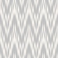 Modern Ikat Autumn Ember: Chevron Zigzag Pattern in Brown, White, and Orange with Optical Rhythm Royalty Free Stock Photo