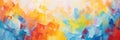 Bold colored painted backgrounds, web page banner