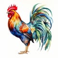 Bold and Colorful: The Exotic Manliness of the Rooster Blue Tail