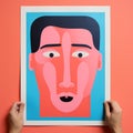 Bold And Colorful Graphic Design: Contemporary Asian Art Print