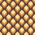 Bold Colorful 70s Retro Optical Geo Small Squares Vector Seamless Pattern
