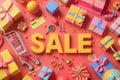 Bold Colorful Sale Background
