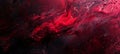 Bold and Dramatic AI-Generative Red and Black Abstract Backdrop with Flowing Shapes