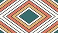Bold Geometric Diamond and Stripe Pattern, vector design Generative AI Royalty Free Stock Photo