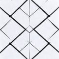 Bold geometric pattern with black lines on a white background perfect for digital art and modern design projects Royalty Free Stock Photo