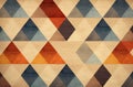 Bold Geometric pattern linen. Generate Ai Royalty Free Stock Photo