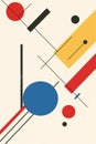 Dynamic minimalist Nordic-inspired background featuring bold geometric shapes suitable for modern design applications