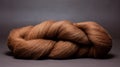 Bold And Graceful: Ramie Yarn In Medium Brown