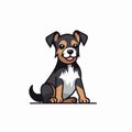 Bold Graphic Design: Meet The Playful Cartoon Dog Character