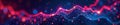 Bold lines, sharp angles, flowing data points, color, report
