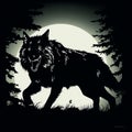 Bold And Luminous: Wolf In The Wilderness - 2d Game Art