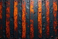 Bold Metallic Rusty Stripe Texture Background Abstract Industrial Design for Posters Banners and Wallpapers Royalty Free Stock Photo