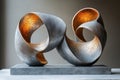 Bold Modern Sculptures: Dynamic Forms Merging Abstract Concepts with S