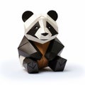 Bold Origami Panda Bear: A Stunning 20 Megapixel Wildlife Masterpiece