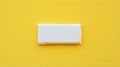 Bold Palette: Free White Butter On Yellow Background