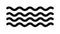 Black Wavy Lines Abstract Pattern, vector design Generative AI Royalty Free Stock Photo