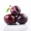 Bold Plum Product Photography On White Background