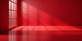Abstract red studio background for product presentation Royalty Free Stock Photo