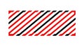 Bold Red and Black Stripes - Dynamic Diagonal Pattern, vector design Generative AI Royalty Free Stock Photo