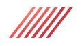 Bold Red Diagonal Stripes Abstract Geometric Pattern Vector, vector design Generative AI Royalty Free Stock Photo