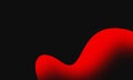 Bold Red Gradient Shape on Black Textured Background Royalty Free Stock Photo