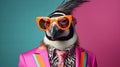 Bold And Retro: The Stylish Bird In Tomek Setowski-inspired Fashion