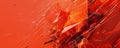 Bold scarlet abstract backdrop with sharp, angular shapes and lines, creating a dynamic and
