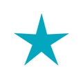 Bold Star Icon In Brutalist Style