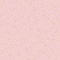 Pink and Gold Confetti Seamless Pattern Royalty Free Stock Photo