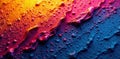 Bold strokes create dynamic composition, rich color depth on textured surface , oil, impasto, artistic