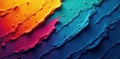 Bold strokes create dynamic composition, rich color depth on textured surface , palette knife, composition, abstract oil painting