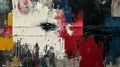 Bold strokes and vivid colors blend to form an abstract masterpiece