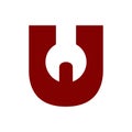 Bold initial U tool logo