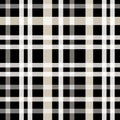 Bold And Symmetrical Checkered Background In Black And Beige
