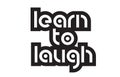 Bold text learn to laugh inspiring quotes text typography design
