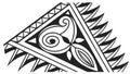 Bold Triangular Tribal Geometric Pattern Design Element Vector Design Generative AI Royalty Free Stock Photo