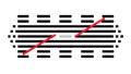 Data Interruption Error Vector Icon for System Malfunction, vector design Generative AI Royalty Free Stock Photo