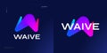 Bold and Vibrant Letter W Logo Design with Colorful Gradient Concept