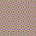 Bold vividt pink green yellow mosaic checkered background Bright abstract geometric fabric pattern